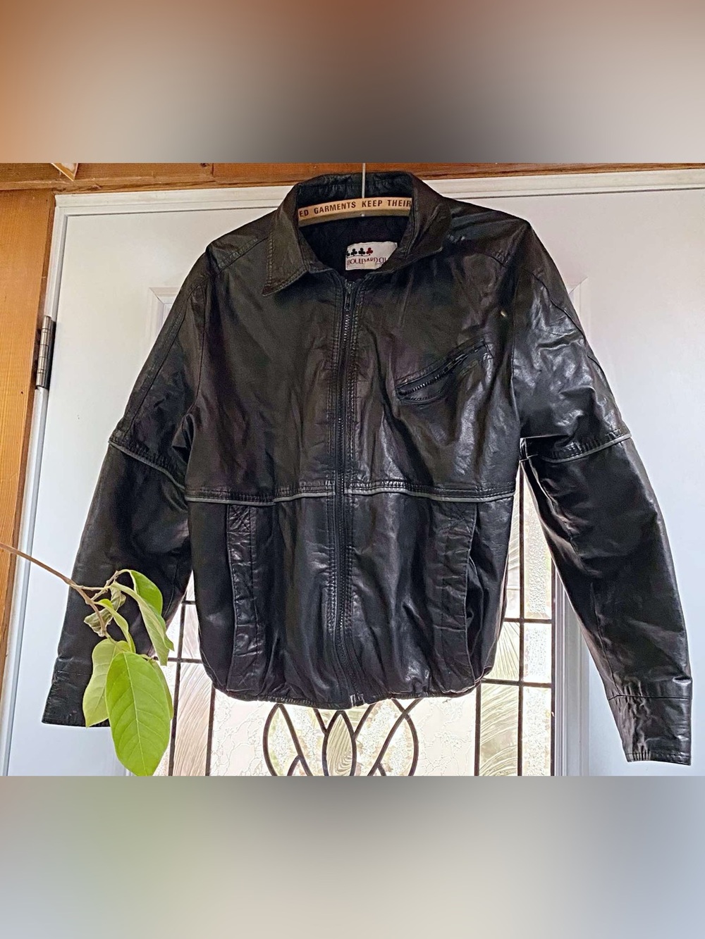 Black Bomber Jacket - Women's Classic Zip-Up Made in Canada 🇨🇦